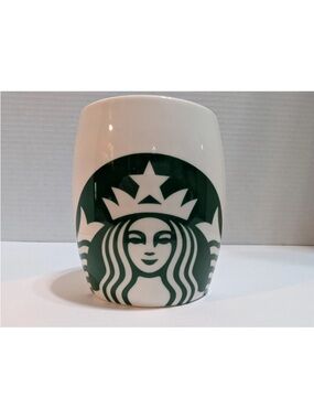 Starbucks White Ceramic coffee mug with Green Siren Logo